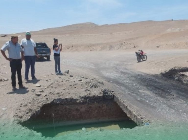 Inspeccionan pontones en mal estado de la irrigación La Ensenada y Quialaque