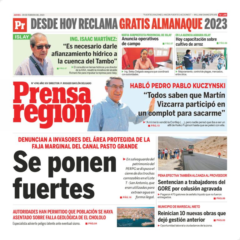 La Prensa Regional – Jueves 09 de febrero de 2023