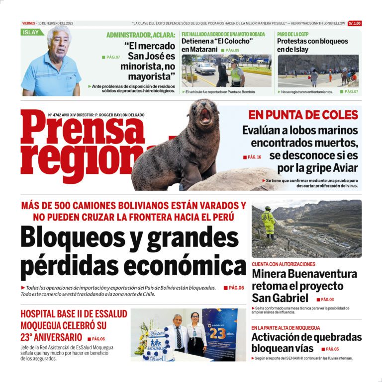 La Prensa Regional – Viernes 10 de febrero de 2023