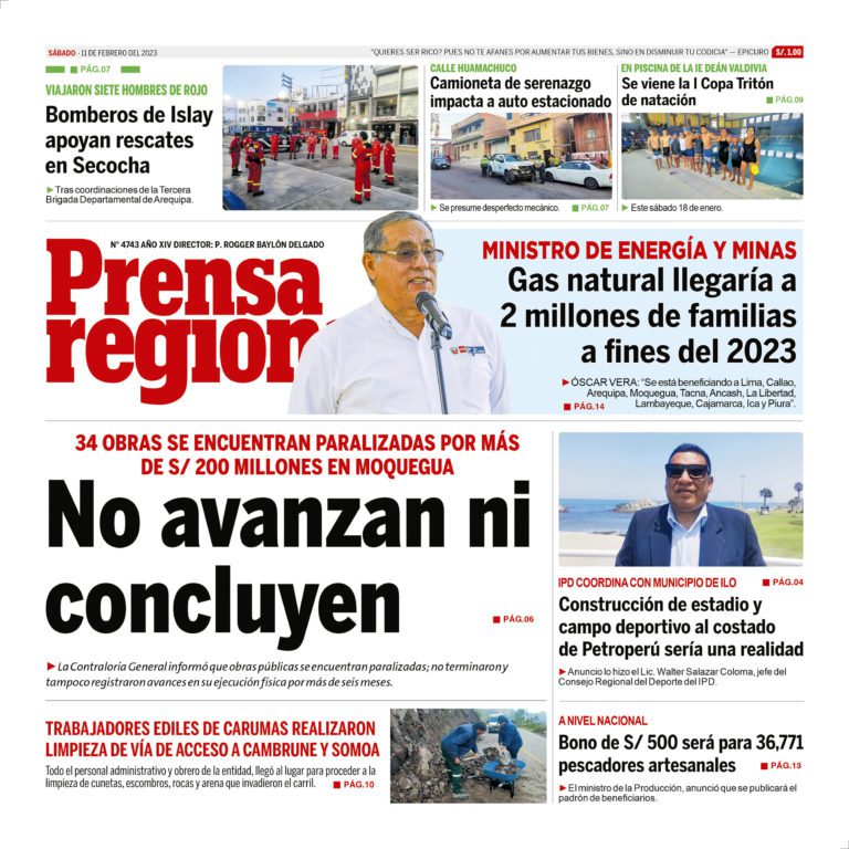 La Prensa Regional – Sábado 11 de febrero de 2023