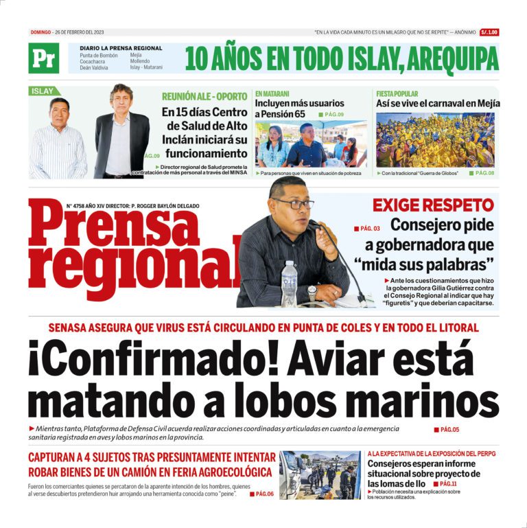 La Prensa Regional – Domingo 26 de febrero de 2023