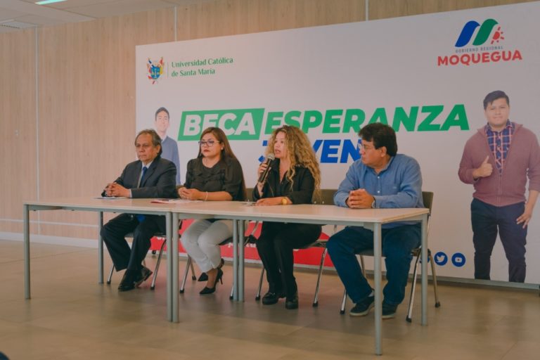 400 jóvenes de Moquegua serán beneficiados con “Beca Esperanza Joven”