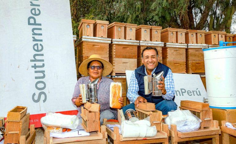 Emprendimiento para producir miel de abeja orgánica en Locumba