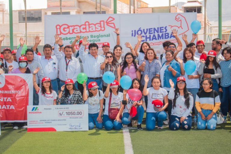 GORE Moquegua: Culminó con éxito programa “Jóvenes Chamba 2023” en Mariscal Nieto