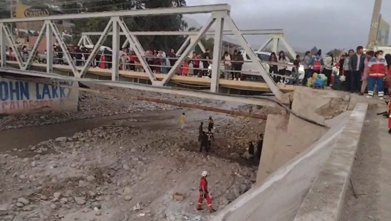 Moquegua: Estibador sobrevive tras aparatosa caída del puente La Villa