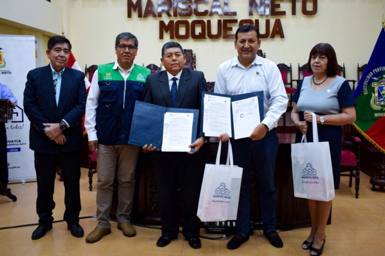 MPMN firma convenio de cooperación interinstitucional con EGATUR de Tacna 