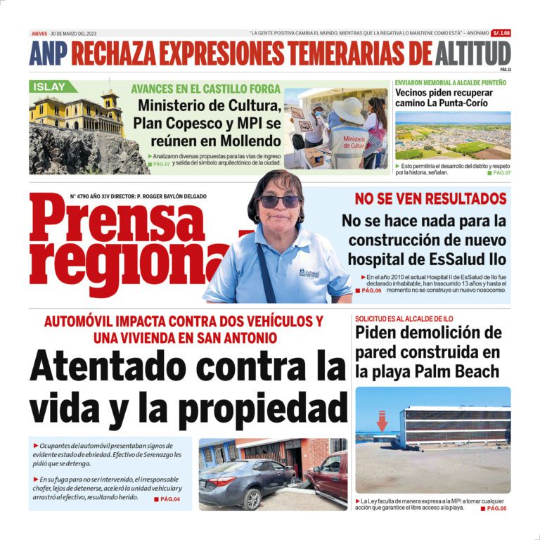 La Prensa Regional – Jueves 30 de Marzo de 2023