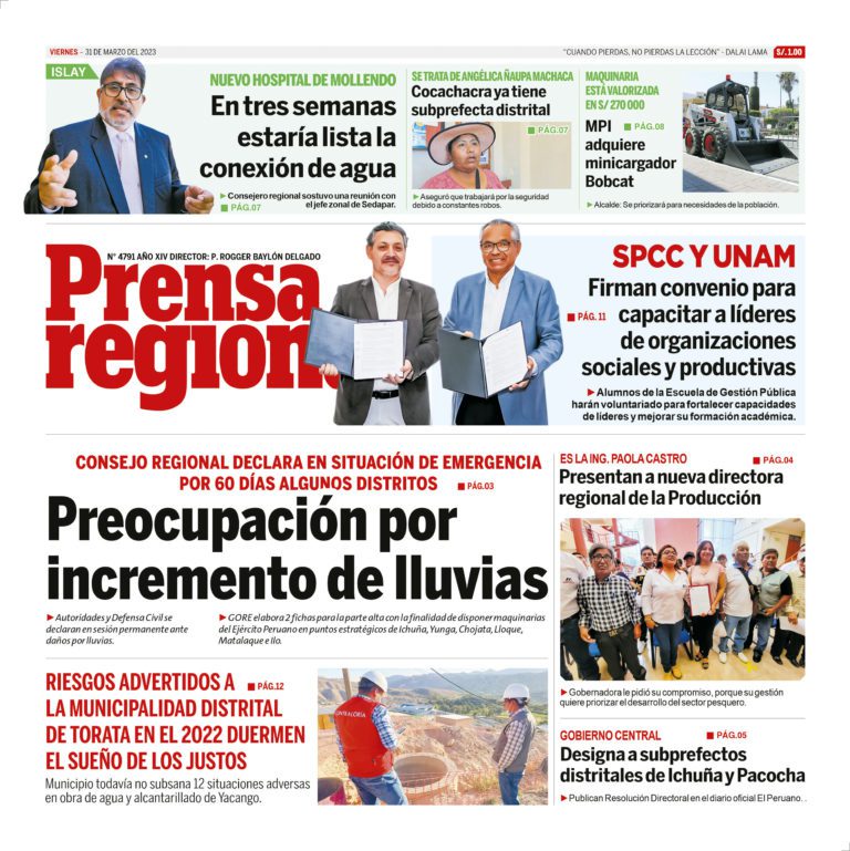 La Prensa Regional – Viernes 31 de Marzo de 2023