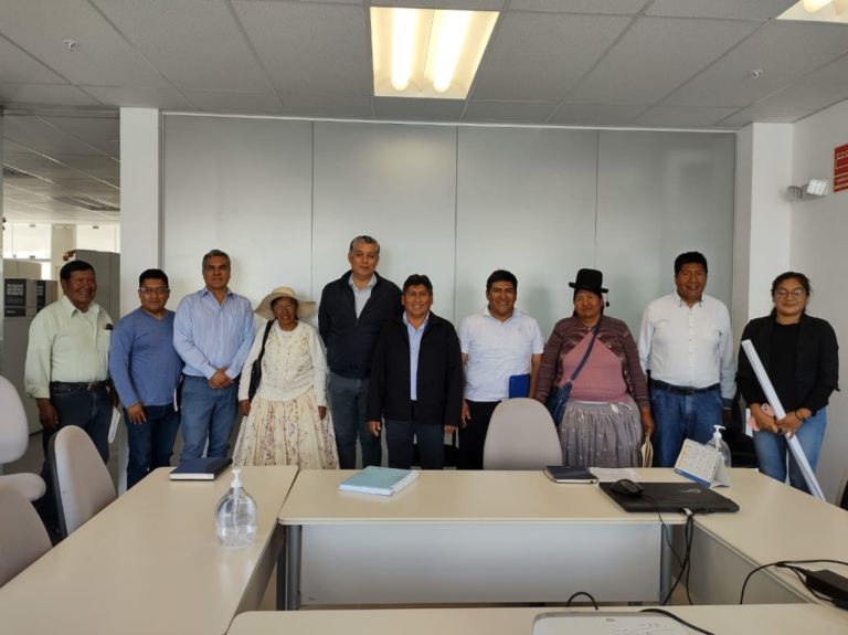 Alcalde de Carumas y GORE Moquegua articularán esfuerzos para la formalización del anexo de Koronani