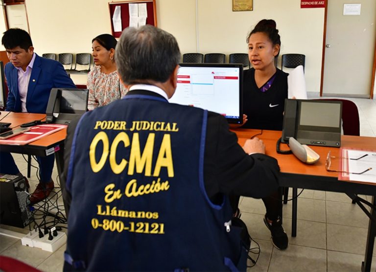 Moquegua: OCMA verifica desempeño funcional de jueces y servidores judiciales