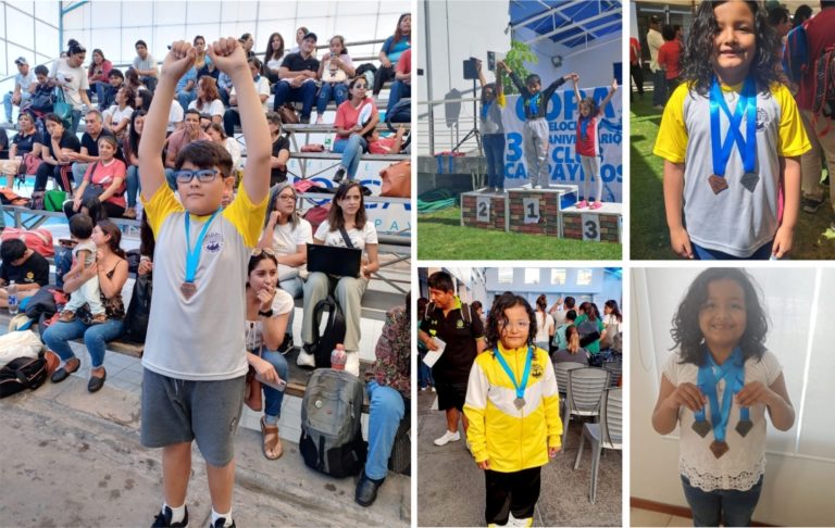 Academia Tritones consigue medallas en campeonato de natación