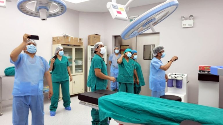 Reconocen acciones implementadas para el desembalse quirúrgico en el HRM