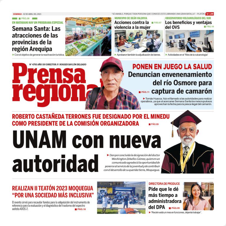 La Prensa Regional – Domingo 02 de abril de 2023
