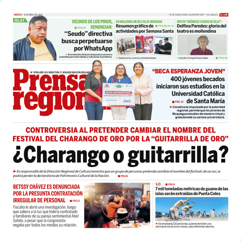 La Prensa Regional – Martes 11 de abril de 2023