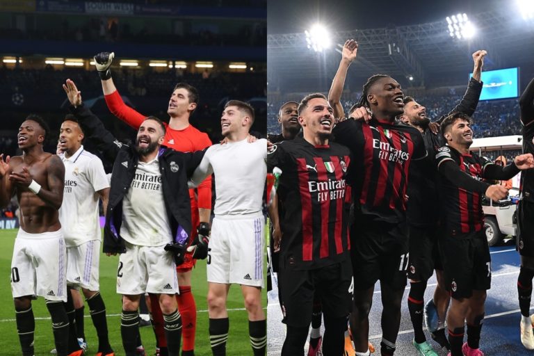 UEFA Champions League: Real Madrid y Milan pasan a semifinales