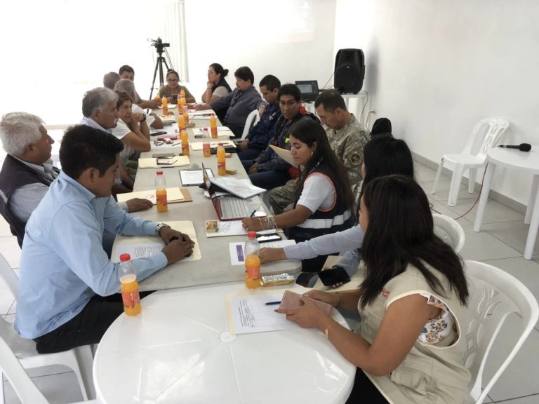Arequipa: autoridades de Islay participan de reunión híbrida sobre simulacro de sismo seguido de tsunami
