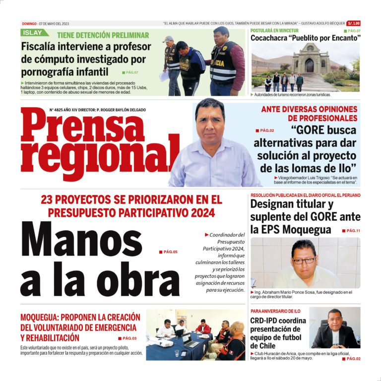 La Prensa Regional – Domingo 07 de mayo de 2023