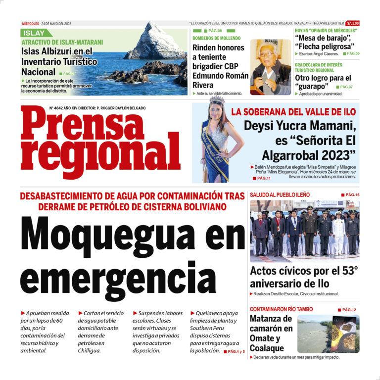 La Prensa Regional – Miércoles 24 de mayo de 2023