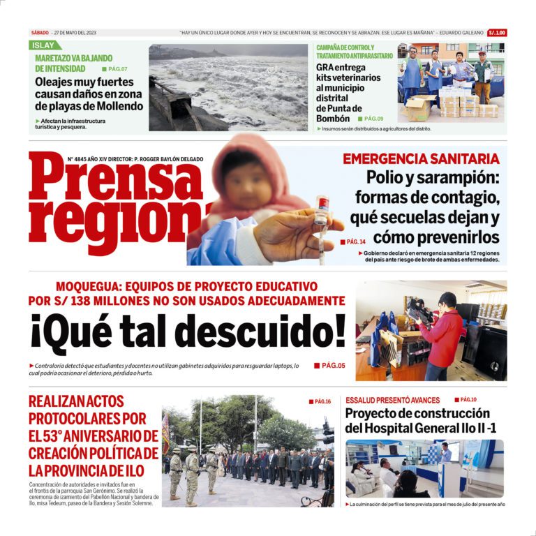 La Prensa Regional – Sábado 27 de mayo de 2023