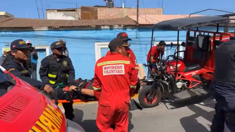 Mollendo: Un varón resultó herido luego de despiste de motocar