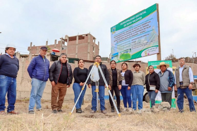 Municipio de Deán Valdivia inicia dos obras por cerca de S/ 3 millones