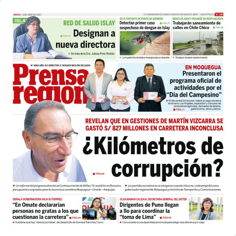 La Prensa Regional – Martes 13 de junio de 2023