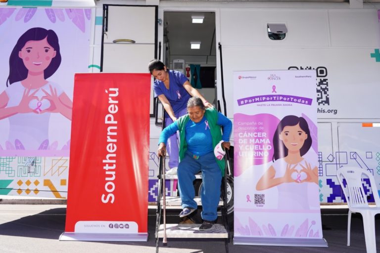 Southern Perú inició campaña de despistaje de cáncer de mama y cuello uterino en Moquegua