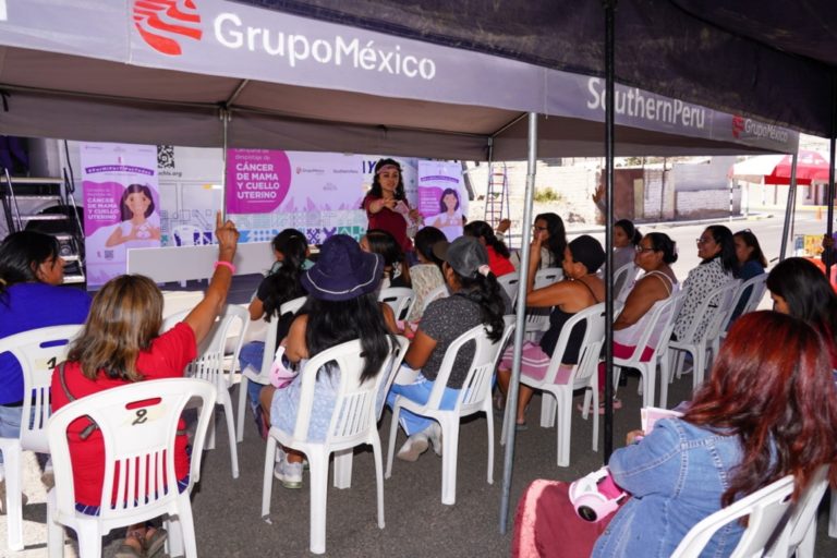Continúa campaña de despistaje de cáncer de mama y cuello uterino a cargo de Southern Peru 