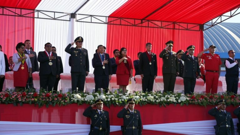 Fiestas Patrias: Desfile cívico militar en Mariscal Nieto