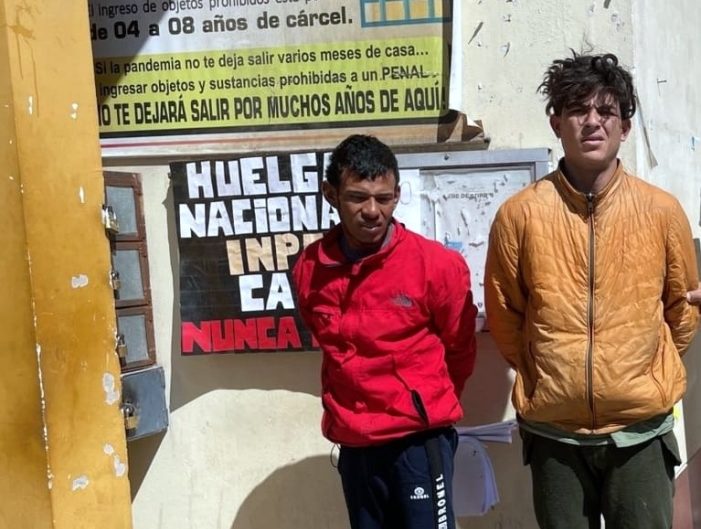 Venezolanos implicados en robo fueron internados en penal de Samegua 