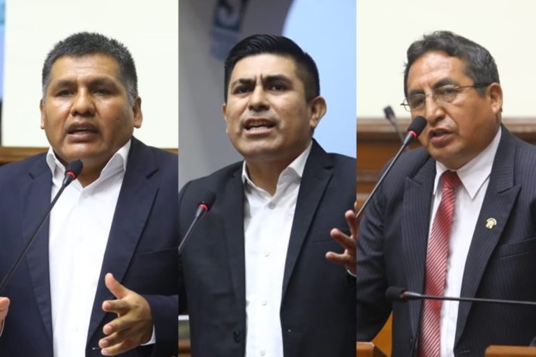 Jaime Quito, Alex Flores y Alfredo Pariona renunciaron a la bancada de PL