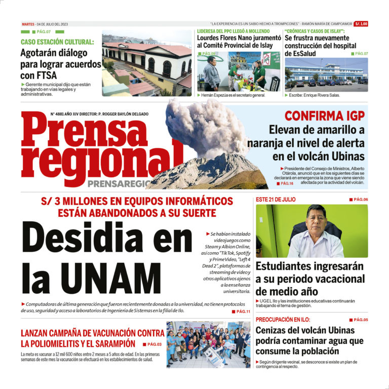 La Prensa Regional – Martes 04 de julio de 2023