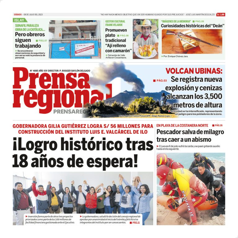 La Prensa Regional – Sábado 08 de julio de 2023