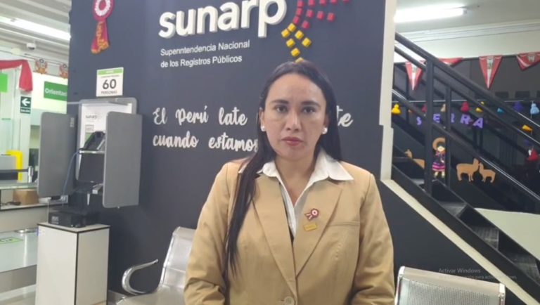 La SUNARP convoca a población para que registren sus bienes y así evitar fraudes   