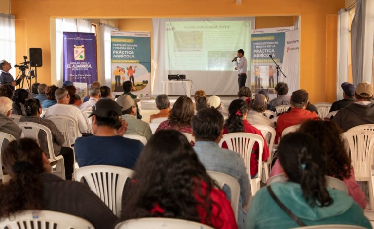 Southern Perú desarrolla la “Escuela de campo” para agricultores de El Algarrobal