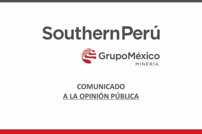 Comunicado de Southern Perú