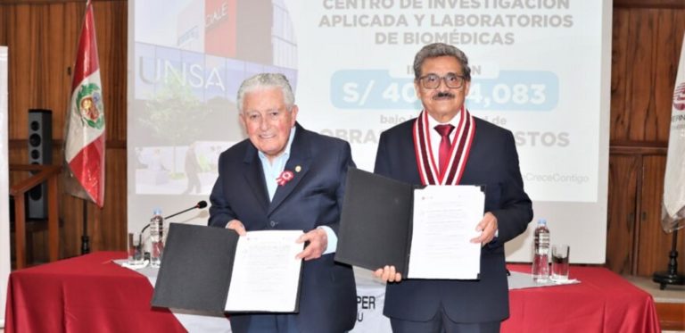 Southern y la UNSA firman convenio para construir laboratorio especializado