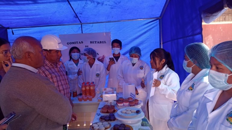 Estudiantes realizan feria de innovación agroalimentaria en el valle de Tambo