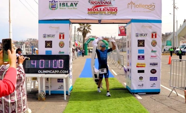 Brener Valencia fue el ganador absoluto del Iron Runa Mollendo 2023