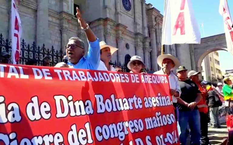 En setiembre arequipeños retomarán marchas contra el gobierno