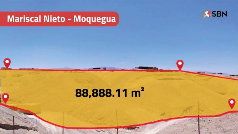 SBN subastará terrenos del Estado en Moquegua, Lima, Áncash y Piura