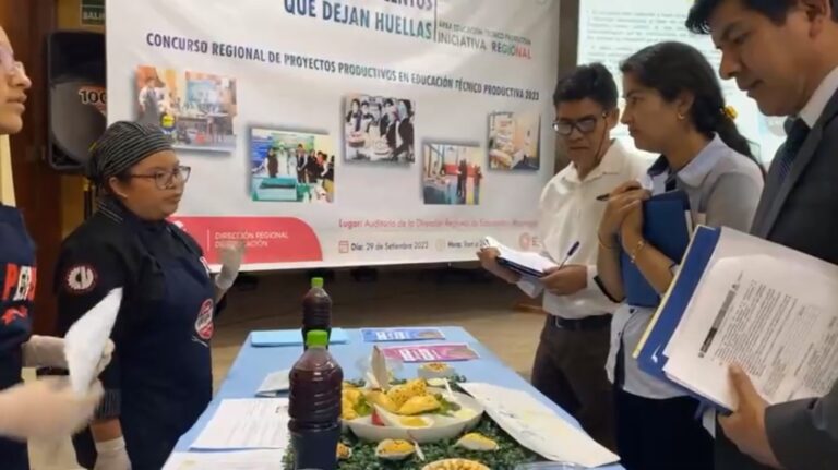 Realizan Concurso Regional de Proyectos Productivos 2023 “Moquegua formando talentos que dejan huellas”