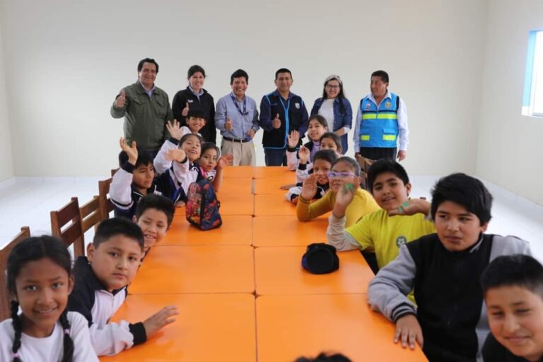 Matarani: dos aulas nuevas para colegio El Buen Pastor