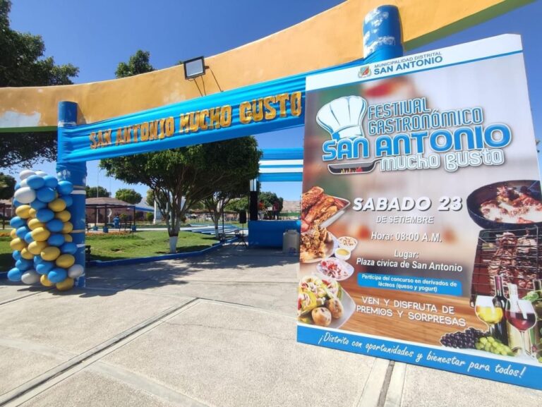 Día de la Juventud: Realizan festival gastronómico denominado “San Antonio Mucho Gusto”