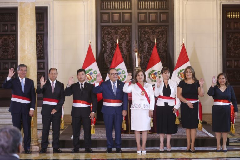 Estos son los 6 nuevos ministros del Gabinete Otárola