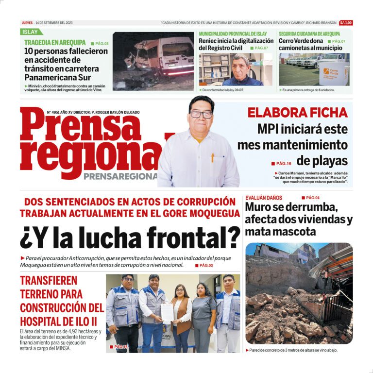La Prensa Regional – Jueves 14 de setiembre de 2023