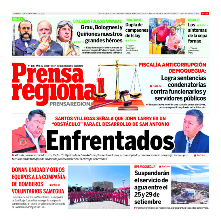 La Prensa Regional – Domingo 24 de setiembre de 2023