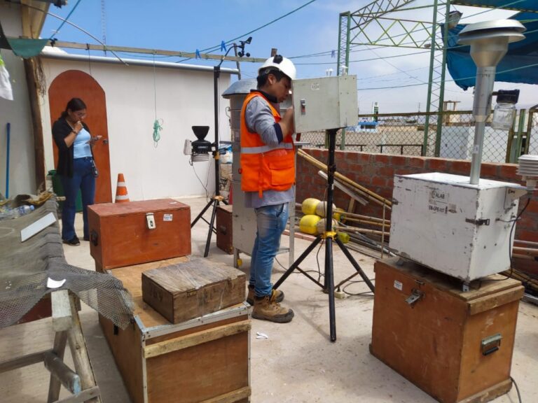 Matarani: realizan monitoreo de aire