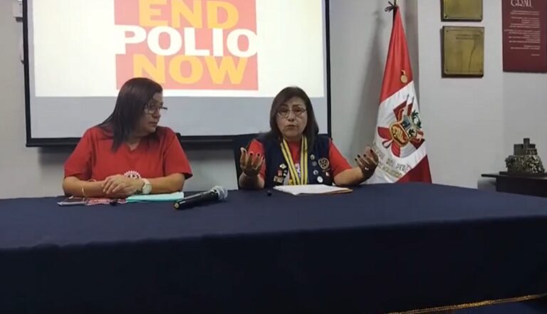 Rotary Club Mollendo promueve actividades en la lucha contra la polio