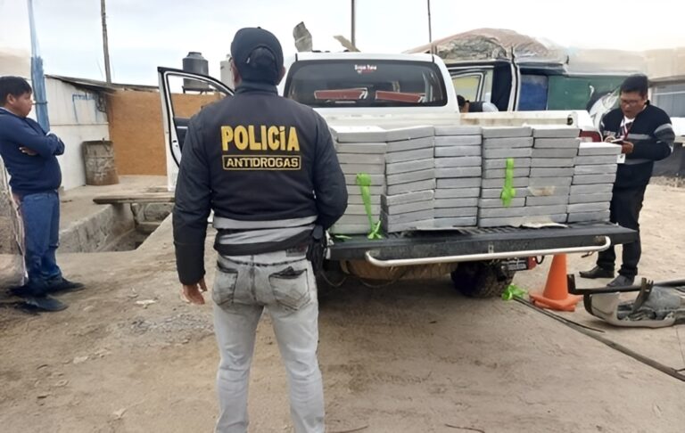 Panamericana Sur: detienen sujeto con 58 paquetes de cocaína
